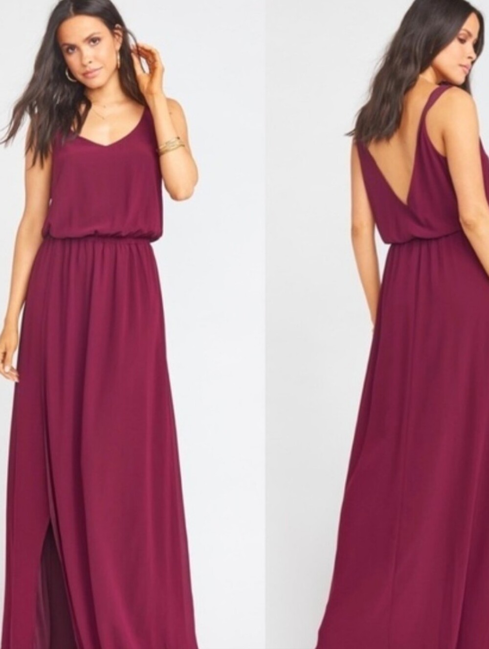 Show Me Your MuMu Kendall Merlot Maxi Dress